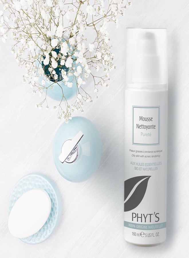 Phyt's Purity Cleansing Foam - Face Wash with Essential Oils - Soap-Free Face Cleanser with Astringent and Purifying Plant Extracts - 5.4 oz - Image 2